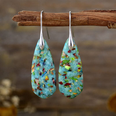 Blue Jasper Balancing Earrings for Perfect Harmony