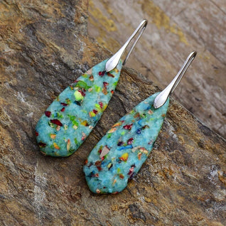 Blue Jasper Balancing Earrings for Perfect Harmony