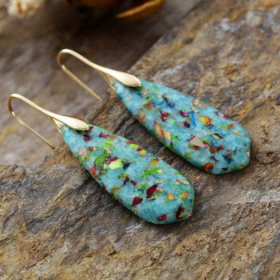 Blue Jasper Balancing Earrings for Perfect Harmony