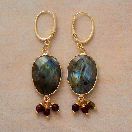 Dazzling Labradorite Enchanted Earrings