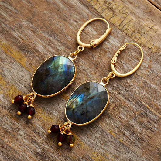 Dazzling Labradorite Enchanted Earrings