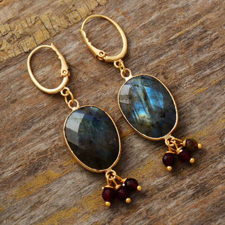 Dazzling Labradorite Enchanted Earrings
