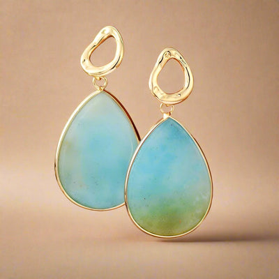 Beautiful Elegant Amazonite Earrings