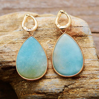 Beautiful Elegant Amazonite Earrings