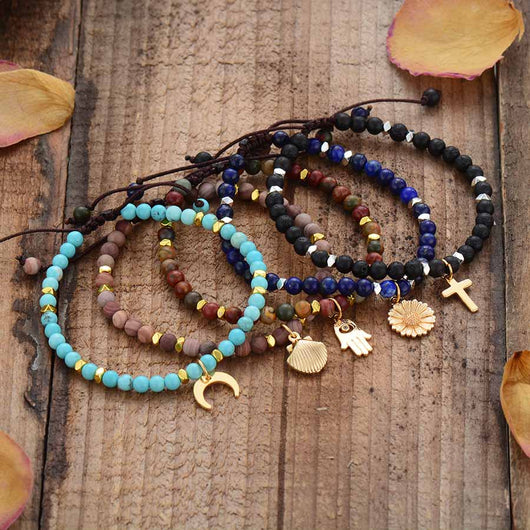 Friendship Bracelet with Energy Beads