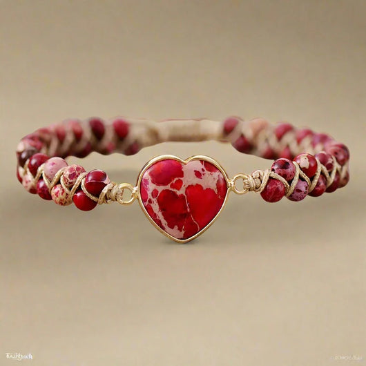 Sparkling Jasper Beaded Bracelet with Elite Jewelry