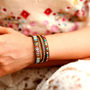 Elegant Wrap Protective Jasper Bracelet