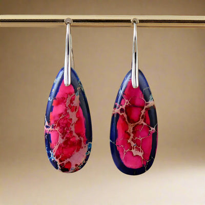 Emerald Energy Shield Me Jasper Earrings for Protection and Harmony