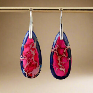 Emerald Energy Shield Me Jasper Earrings for Protection and Harmony